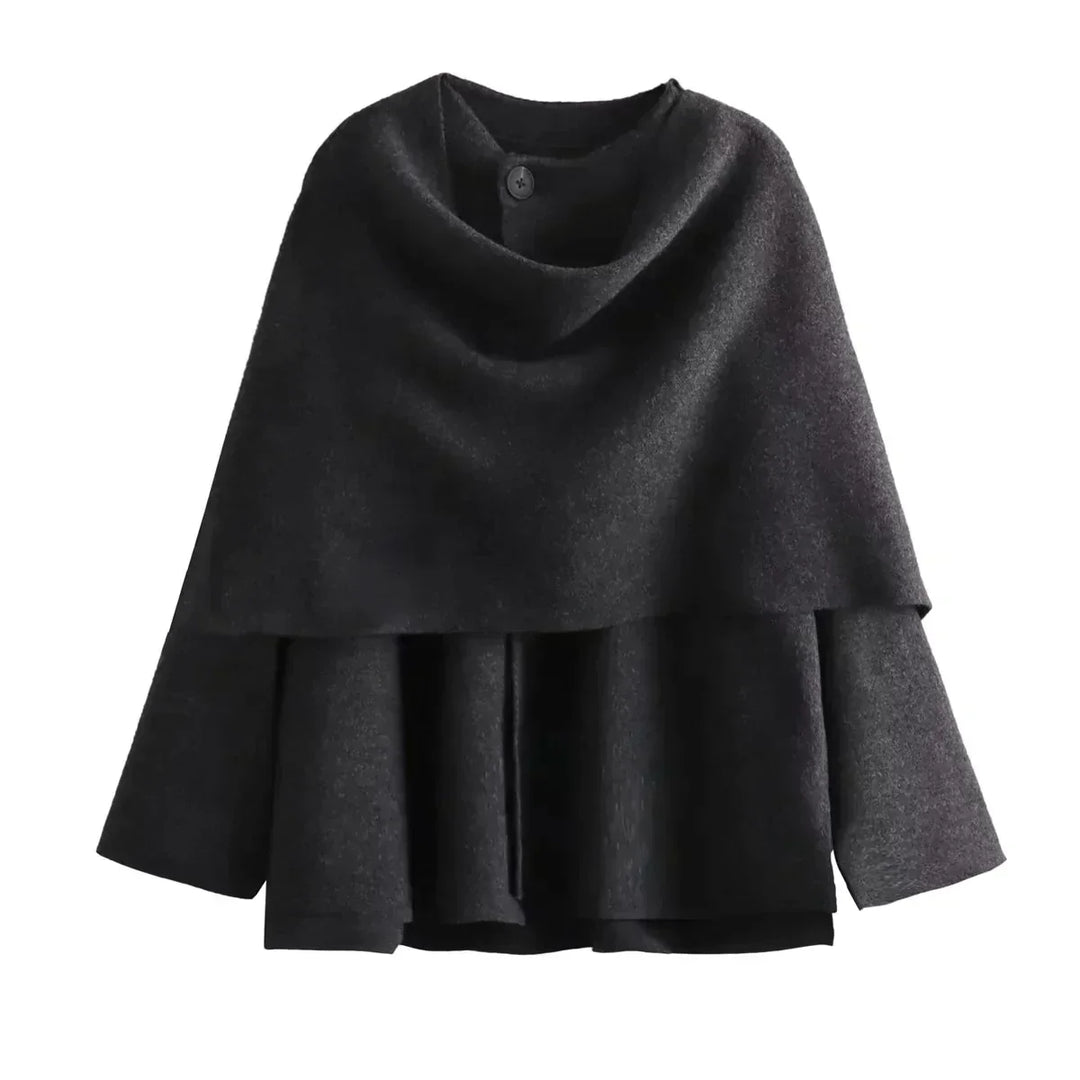 Drune | Jacke mit Schal Bequem und Warm Perfekt für Den Winter