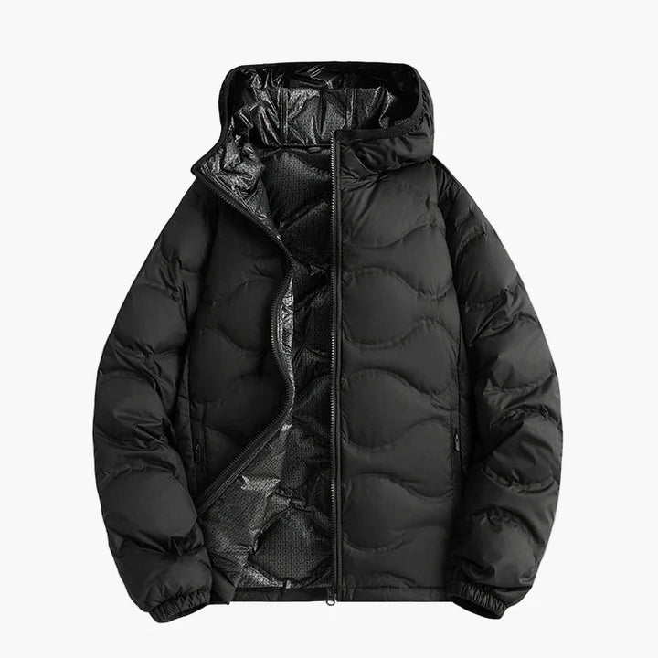 Drune | Steppjacke mit Kapuze - Winter Outdoor Freizeitjacke