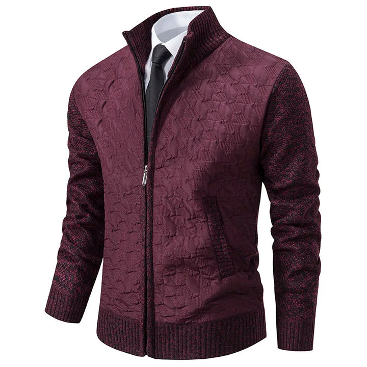 Drune | Strickjacke mit Gepolsterter Front Warm und Modern Perfekt Für Den Alltag