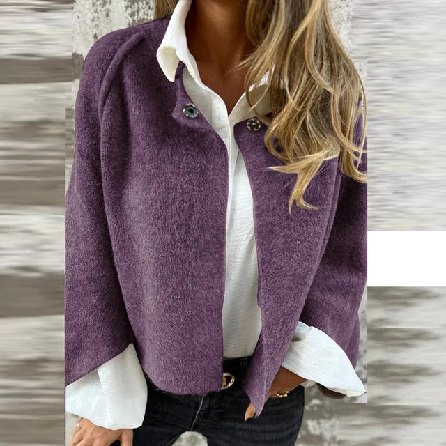 Drune | Stilvolle Kurzjacke mit Knöpfen