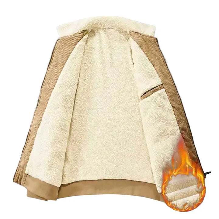 Drune | Winterjacke mit Fleece-Innenfutter - Modische Freizeitjacke für kalte Tage