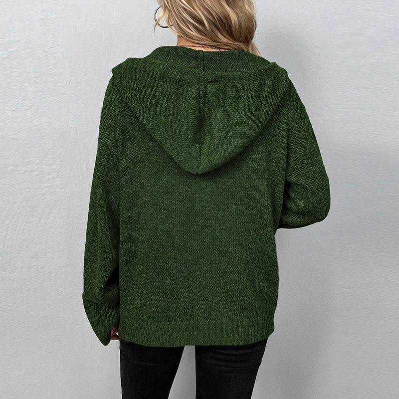 Drune | Bequemer Hooded Cardigan