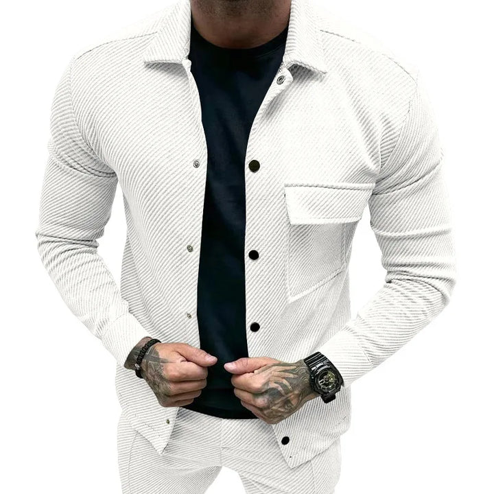 Drune | Klassische Leichtgewicht Shirtjacke Polyester Moderner Komfort