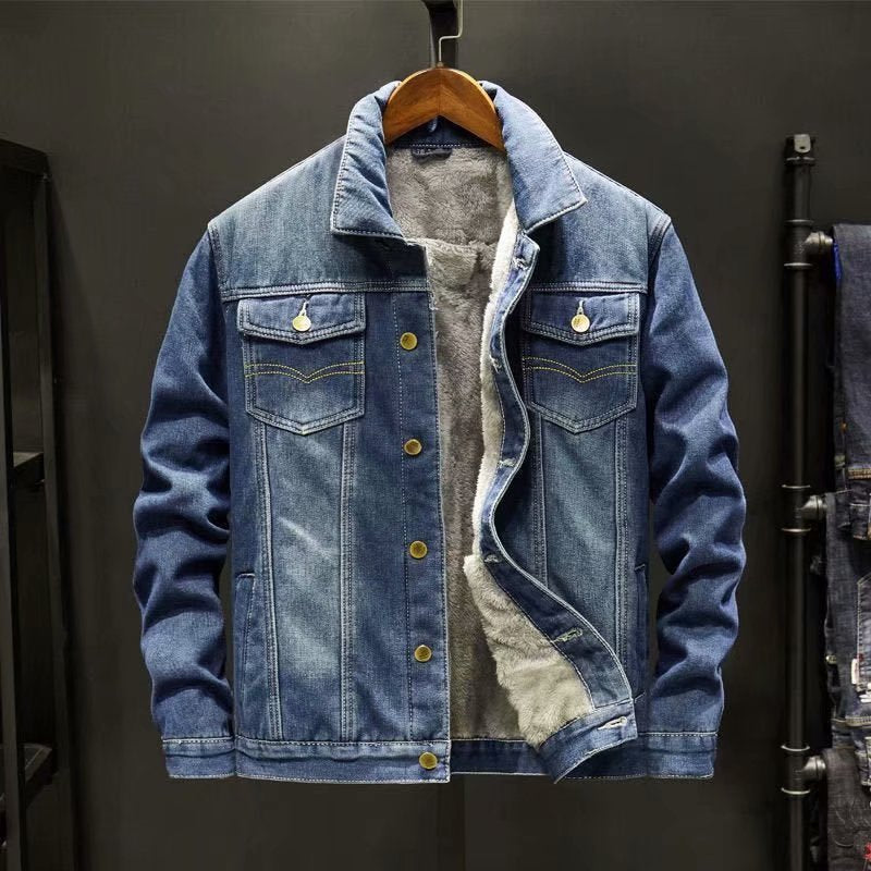 Drune | Winter Männer Denim Jacke