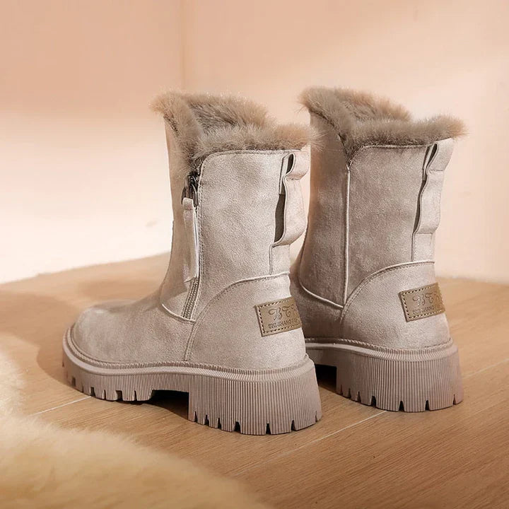 Drune | Winter Stiefel Mit Reißverschluss Und Wolle Für Damen - Perfekt für Winterabenteuer