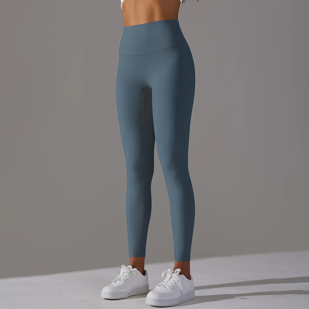 Drune | Atmungsaktive hohe Taille Yoga Leggings für Damen zum Sport, Laufen und Radfahren