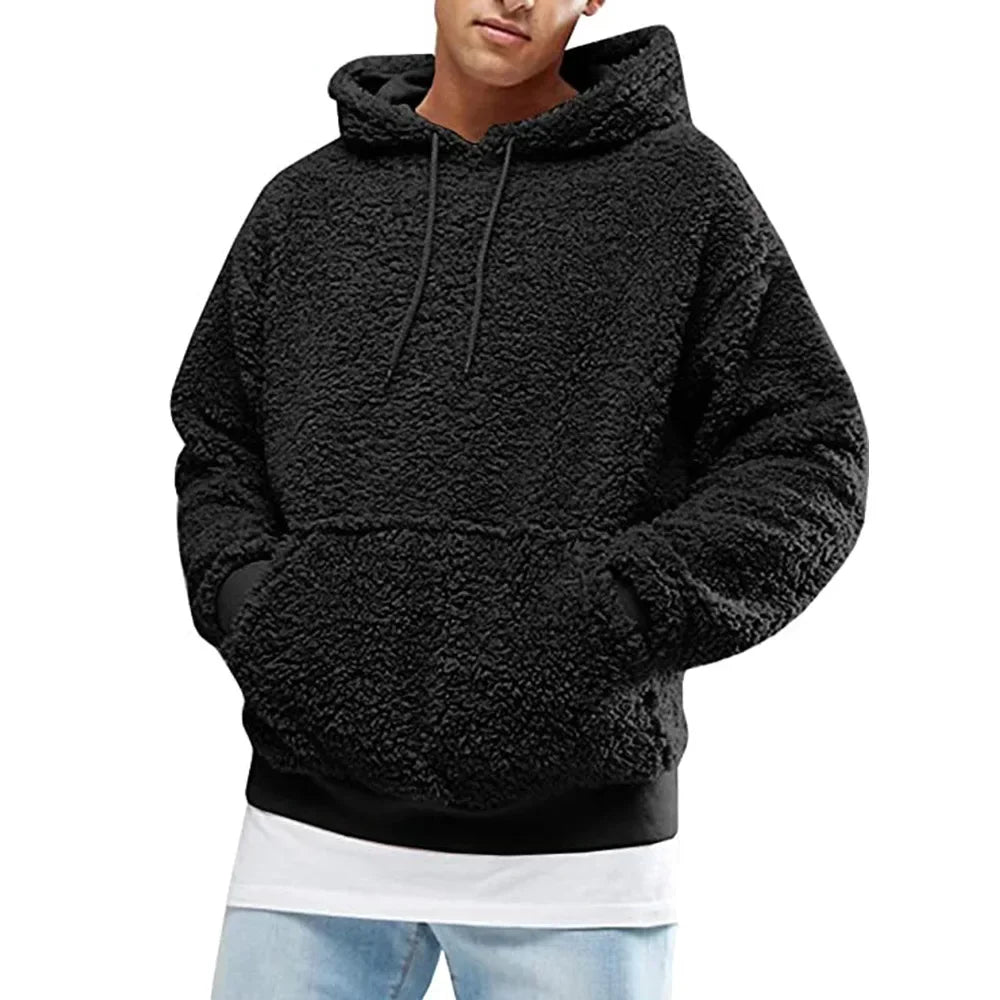 Drune | Hoodie mit Weichem Sherpa-textur Polyester-fleece Komfortabel und Trendy
