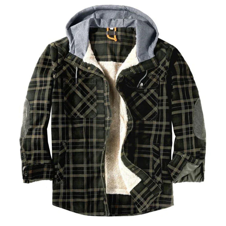 Drune - Karierte Herrenjacke