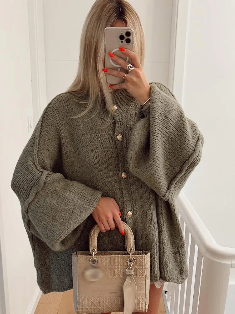 Drune | Bequeme Übergroßer Cardigan für Frauen