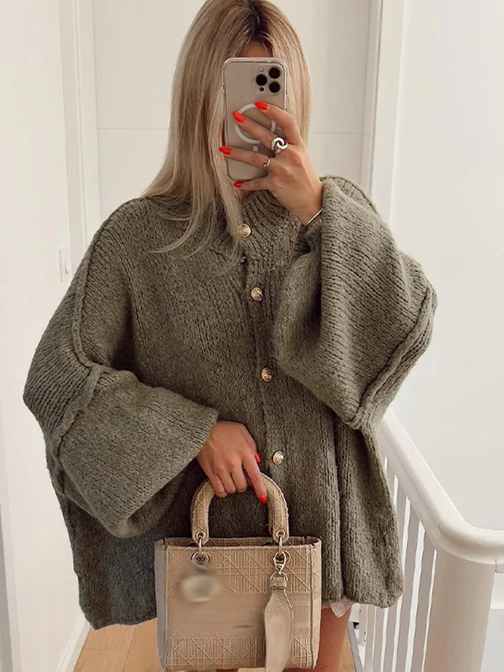 Drune | Bequeme Übergroßer Cardigan für Frauen