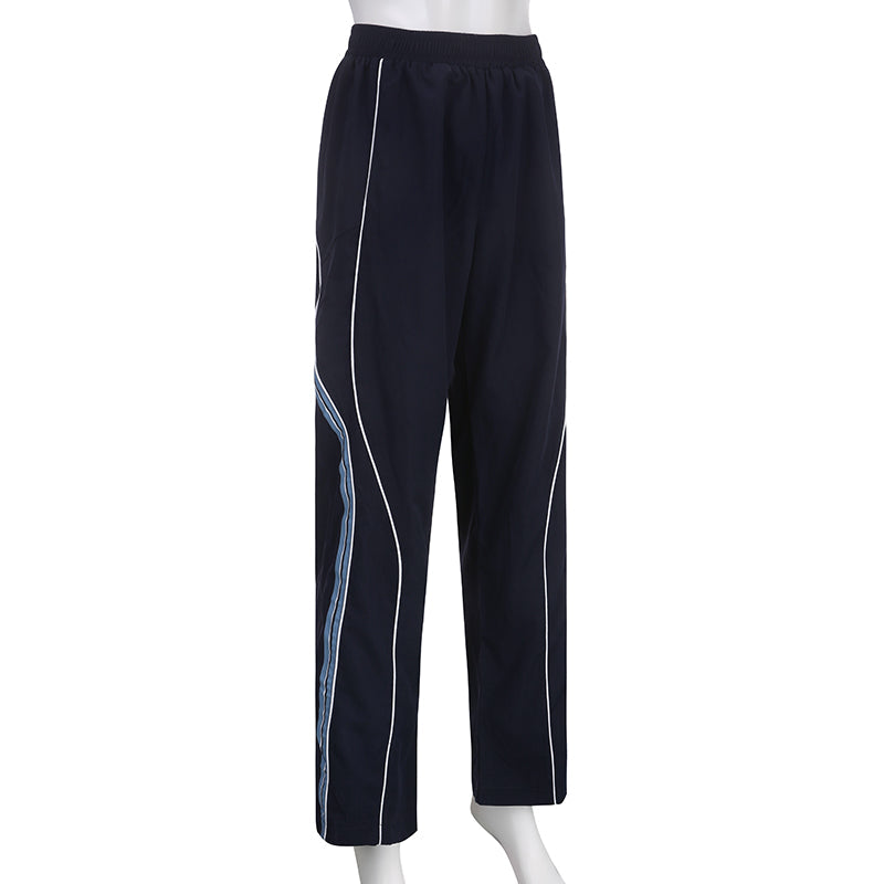Drune | Sportliche Trainingshose mit Streifen