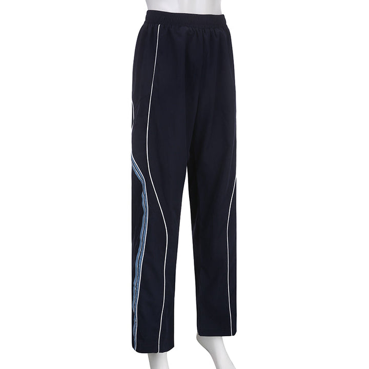 Drune | Sportliche Trainingshose mit Streifen