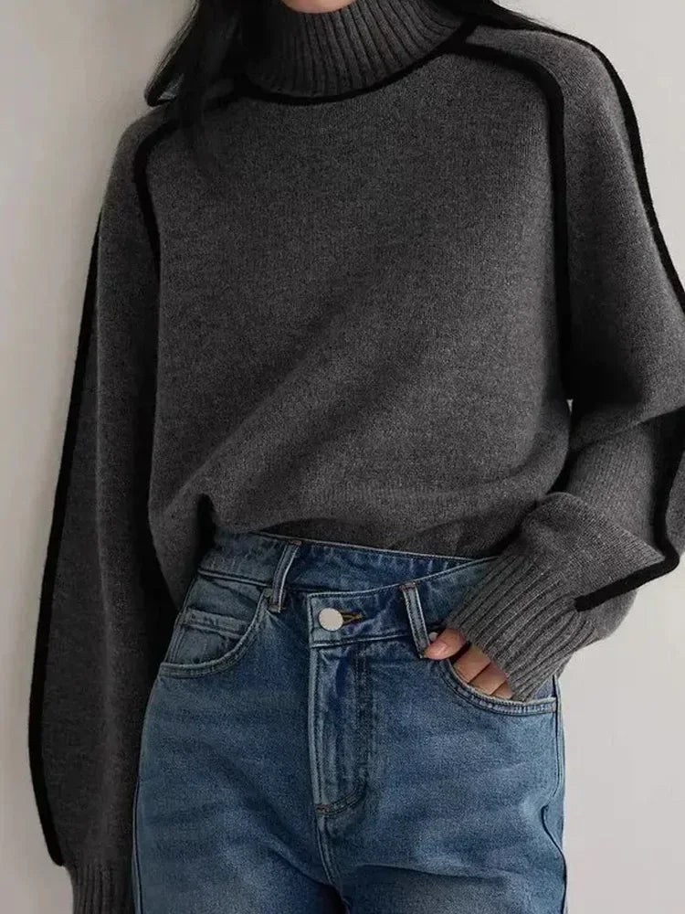 Drune | Warme Damen Rollkragenpullover || Winter