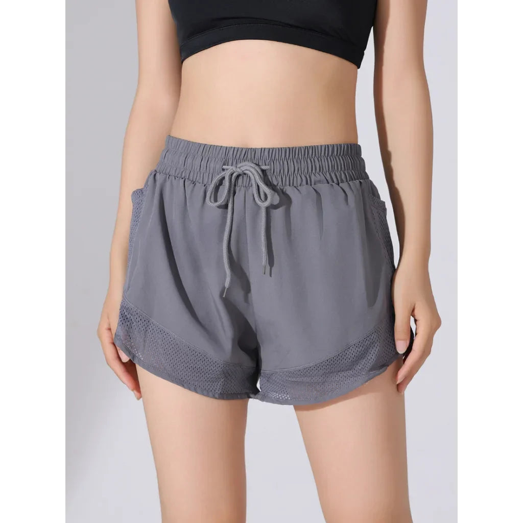 Drune | Hoch Taillierte Sommer Sport Shorts Für Damen