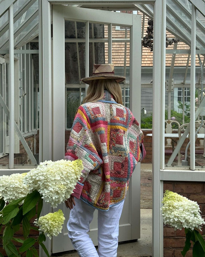 Drune | lässige Patchwork-Steppjacke