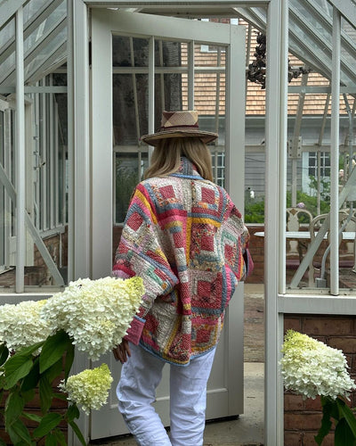 Drune | lässige Patchwork-Steppjacke