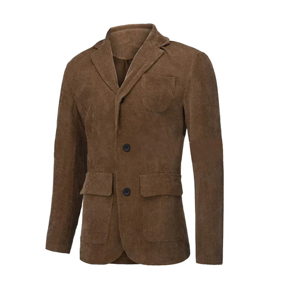 Drune | Cordjacke für Männer mit Aufschlägen