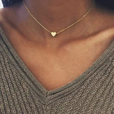 Drune | Perlen Choker Herz Halskette Für Frauen