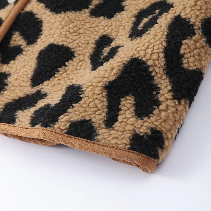 Drune | Leopard Wintermantel