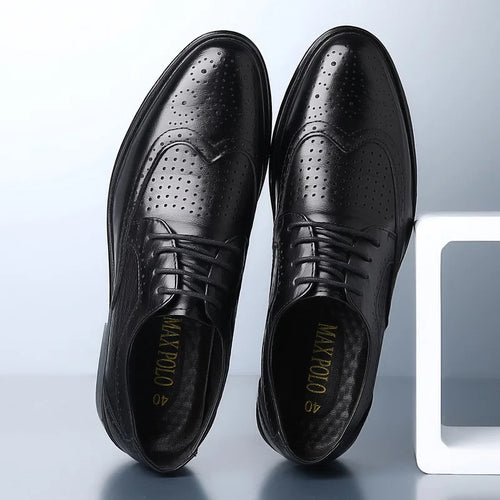Drune | Bequeme Oxford Herren Business Anzug Schuhe