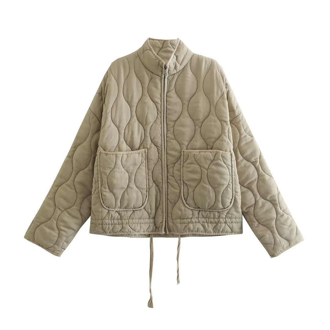 Drune | Stilvolle Zip Up Daunenjacke