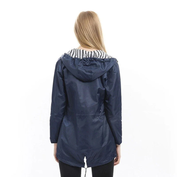 Drune | Women's waterproof rain jacket with hood, breathable parka for outdoor use