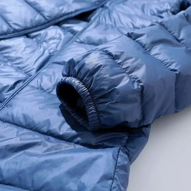 Drune | Pufferjacke - Daunenjacke Leicht Packbar - Abnehmbare Kapuze