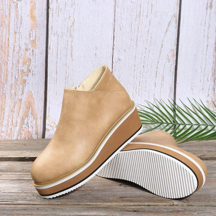 Drune | Stilvolle Stiefeletten mit Zipper und Plateau