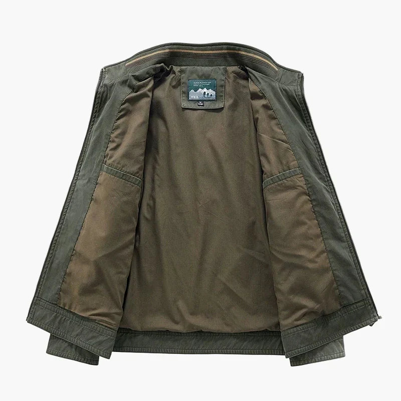 Drune | Übergangsjacke Casual Streetwear mit Stehkragen - Stilvolle Freizeitjacke für Alltag und Outdoor