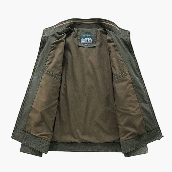 Drune | Übergangsjacke Casual Streetwear mit Stehkragen - Stilvolle Freizeitjacke für Alltag und Outdoor