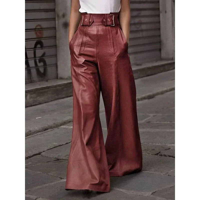Drune | Schlaghose mit hoher Taille für Streetwear