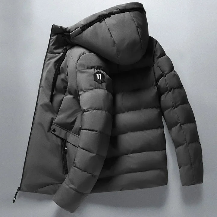 Drune | Gepolsterte Winterjacke mit Kapuze Polyester Warm und Funktional