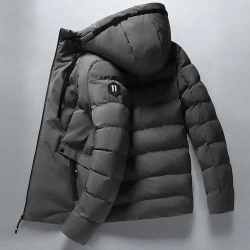 Drune | Gepolsterte Winterjacke mit Kapuze Polyester Warm und Funktional