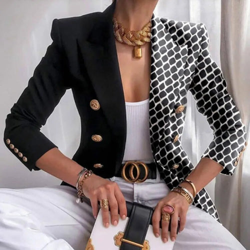 Drune | Damen Blazer mit Muster