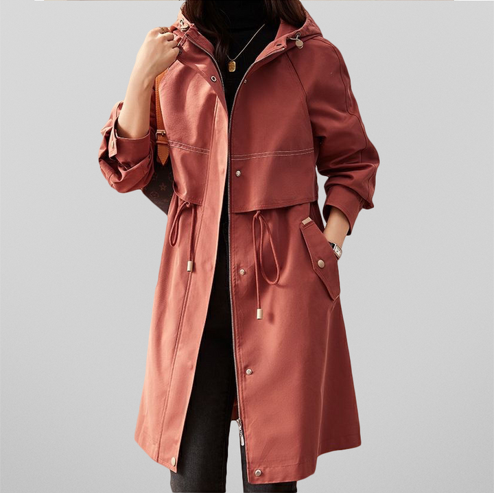 Drune | Crimson Elegance Damenjacke Stilvolle Jacke mit Funktionalen Details für Jede Jahreszeit