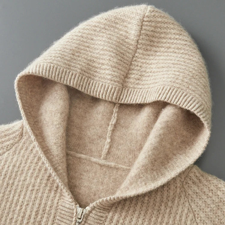 Drune | CASHMERE REISSVERSCHLUSS HOODIE
