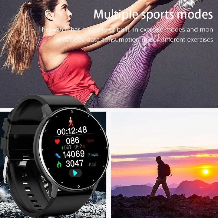 Drune | Schlankes Sportuhr Echtzeit Aktivitätstracker Aktiver Lebensstil