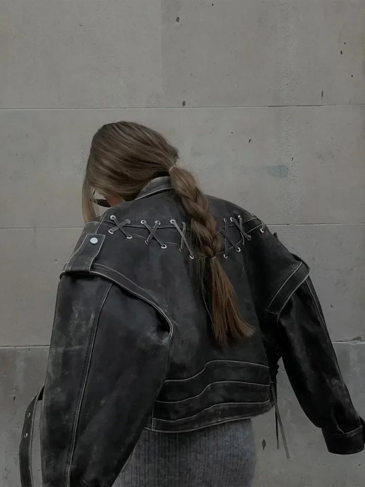 Drune | Sieh Vegan Lederjacke Timeless und Nachhaltig