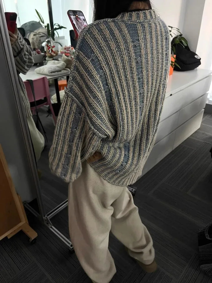 Drune | Ästhetischer Weinlese Pullover