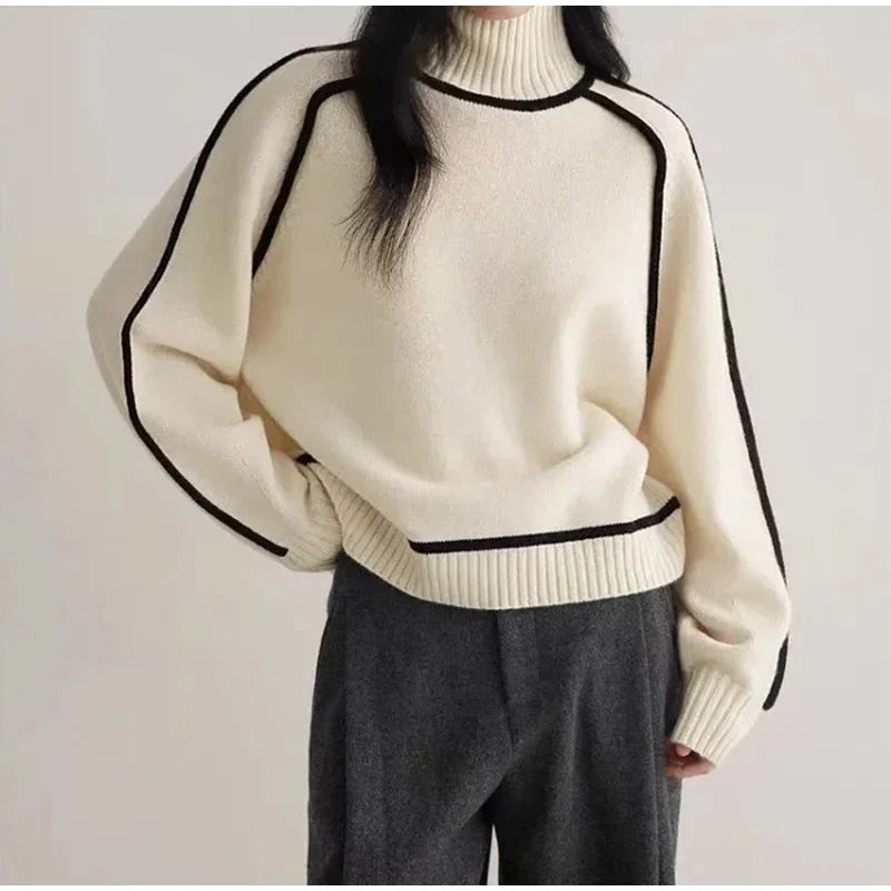 Drune | Warme Damen Rollkragenpullover || Winter