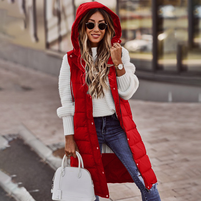 Drune | Bodywarmer - Oversized Fit - Gesteppt und Futter - Mit Kapuze