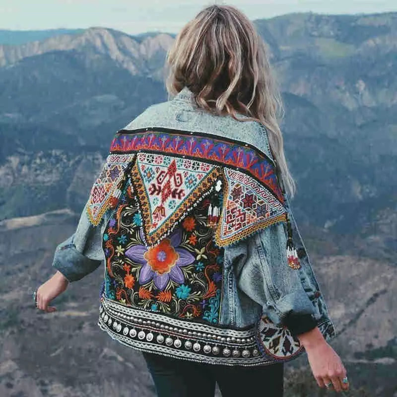 Drune | Lässige Jeans Jacke Stil