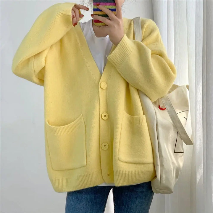 Drune | Klassische Strickjacke Mit Knöpfen Für Zeitlosen Komfort Für Frauen