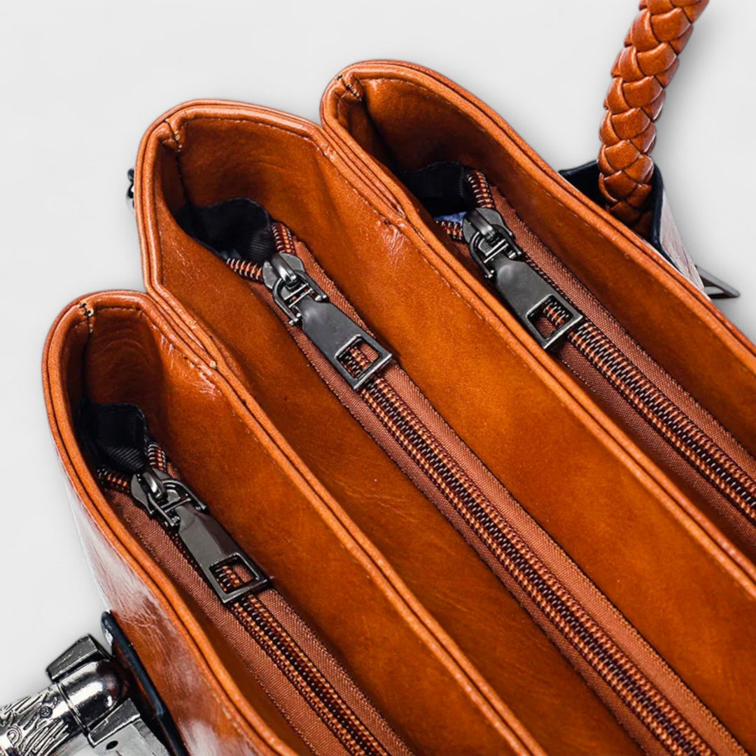 Drune | Elegante Leder Duffel Tasche