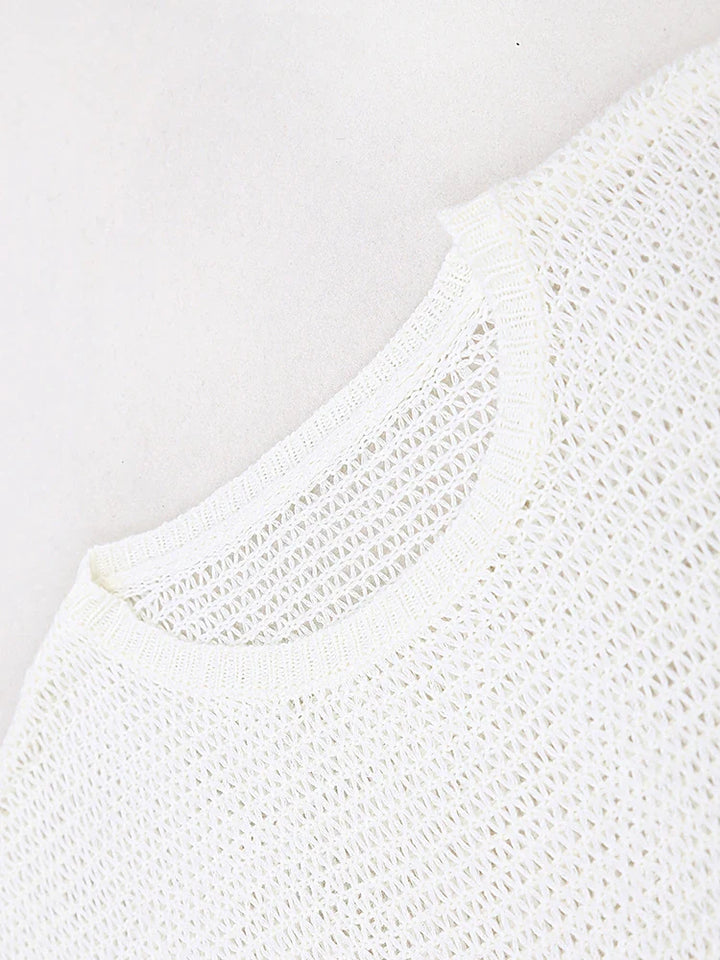 Drune Boho Strick Sommerkleider