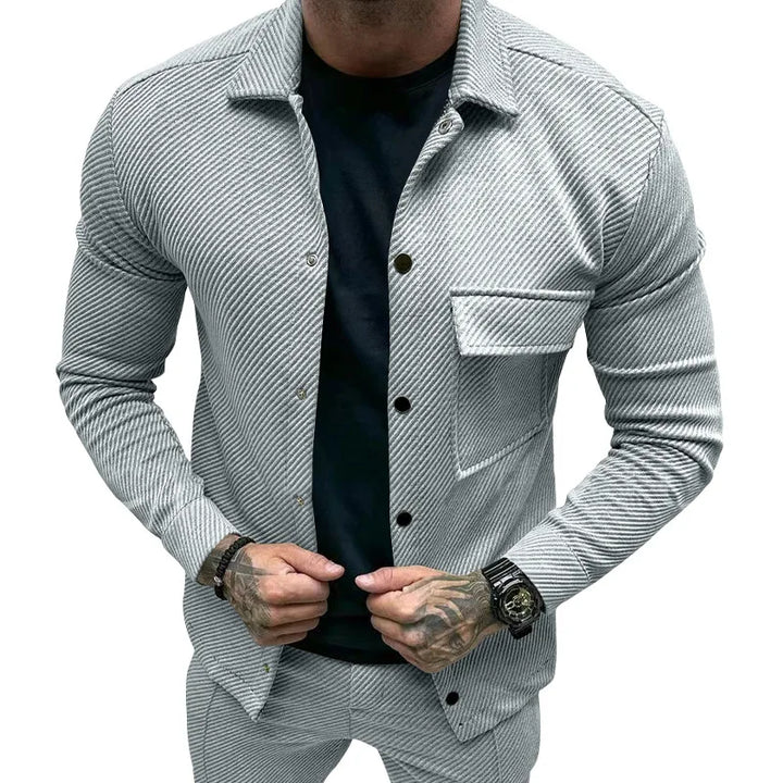 Drune | Klassische Leichtgewicht Shirtjacke Polyester Moderner Komfort