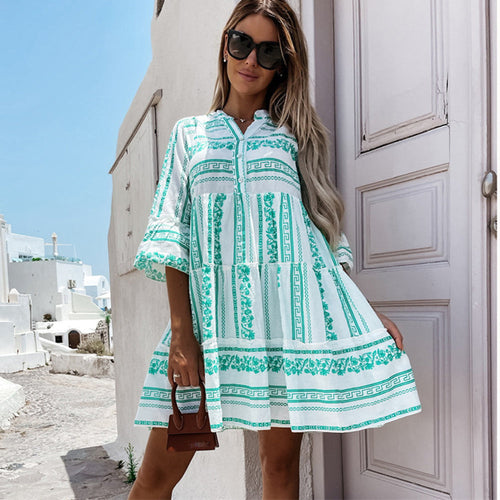 Drune | Boho Tunika Kleid mit Schichten Millana