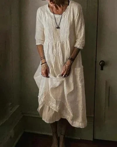 Drune | Oversize Kleid aus Baumwolle für Frauen