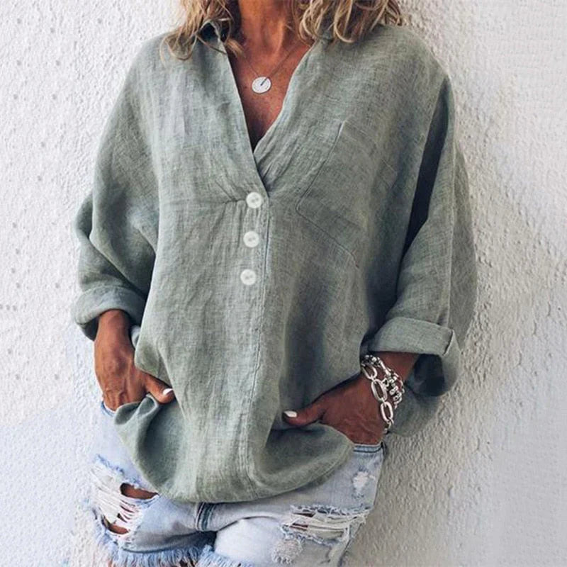 Drune | Modische Leinenbluse