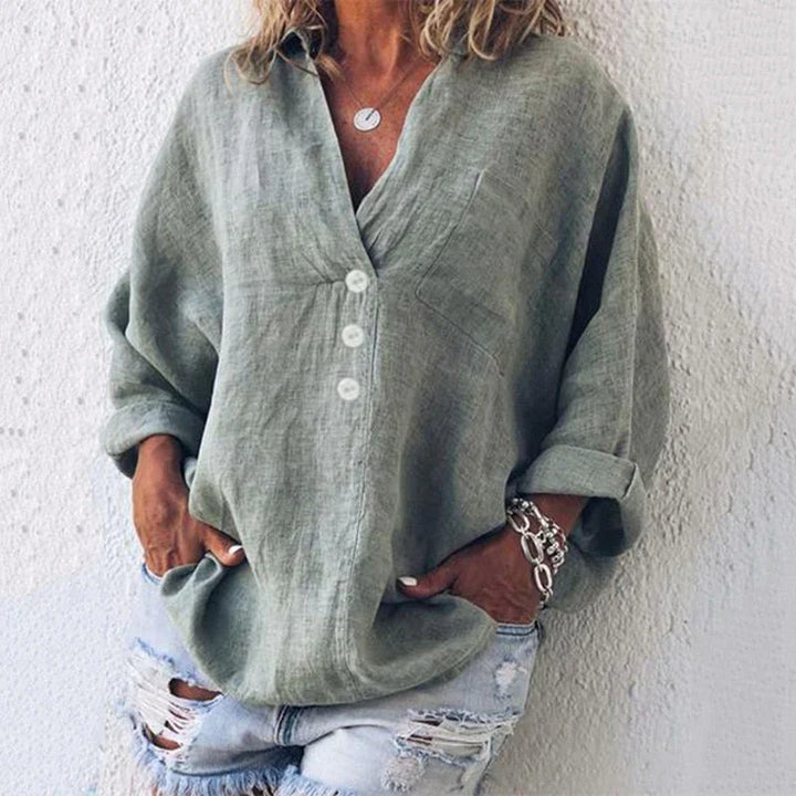 Drune | Modische Leinenbluse